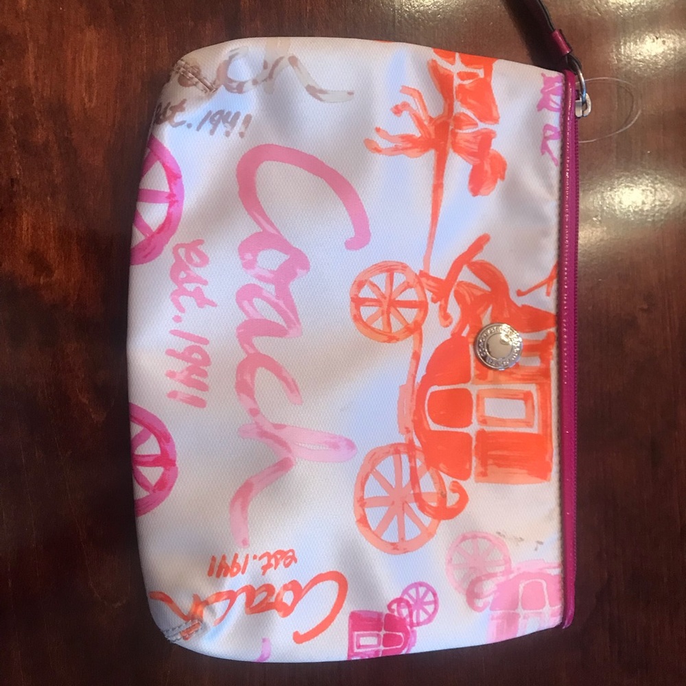 Coach cosmetic bag